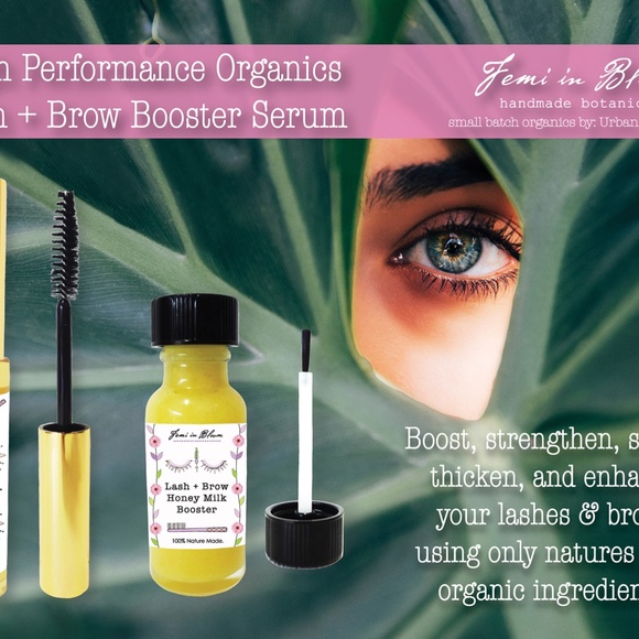 Organic Eye Lash & Brow Growth Booster Serum / Zero Waste Bottle - Picture 7 of 12